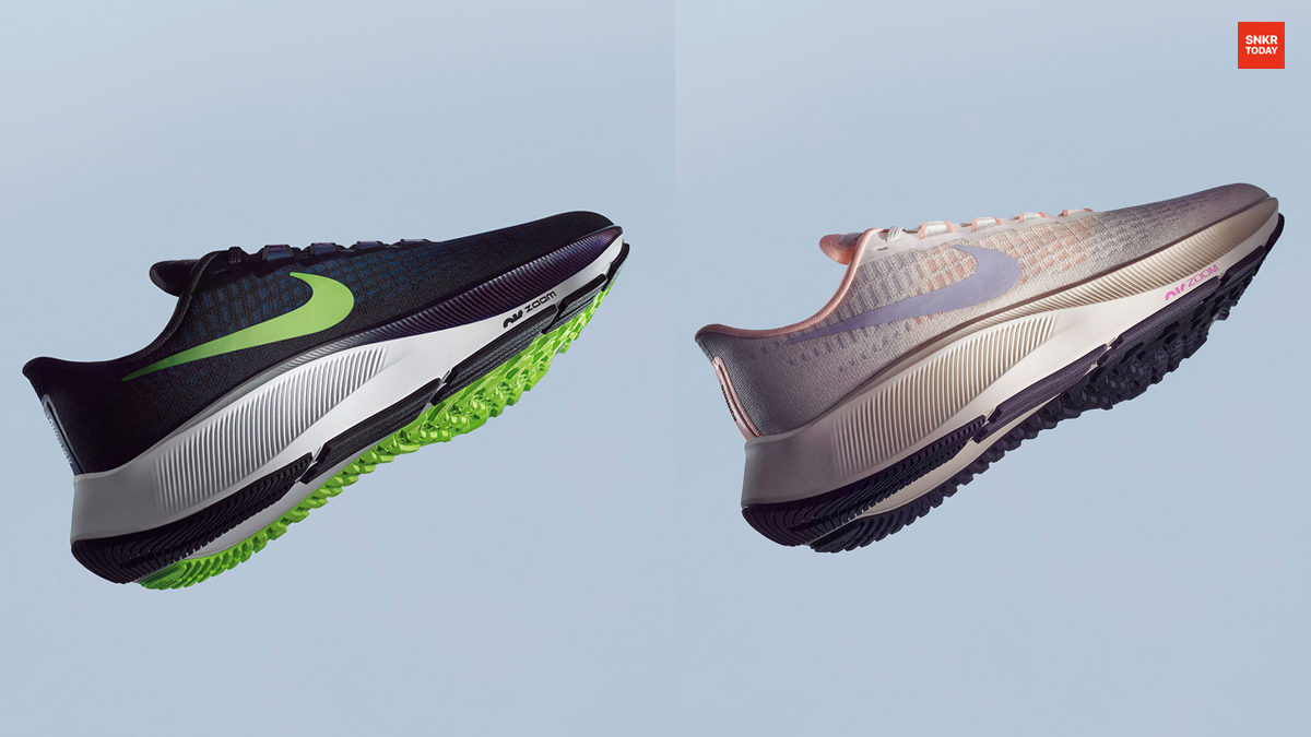 Nike Air Zoom Pegasus 37 มาพร้อมพื้นชั้นกลาง 