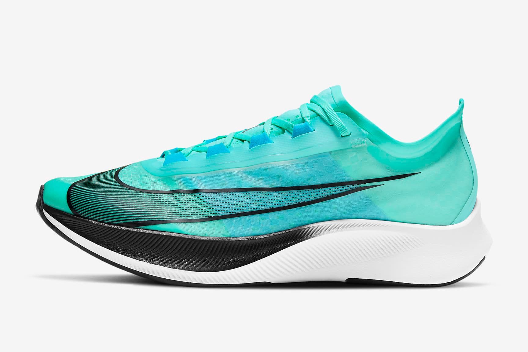 รองเท้าวิ่ง Nike Zoom Fly 3 "Aurora Green" สำหรับผู้ชาย วางจำหน่ายแล้ว